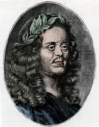 Portrait of Sir William Davenant (1606-1668), English poet and playwright (engraving)