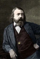 Portrait of Theophile Gautier (1811-1872), French writer