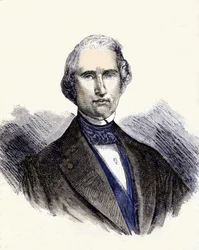 Portrait of Urbain Jean Joseph Le Verrier, French mathematician and astronomer (1811-1877). He is the first observer of the planet Neptune
