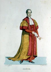 Portrait of a Pontifical Senator of the Vatican State.