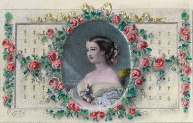 Portrait of the French Impress Eugenie de Montijo