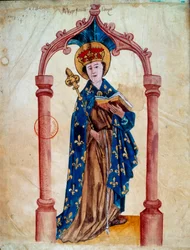 Portrait of the King of France Louis IX (Saint Louis)