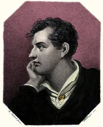 Portrait of the poet George Gordon Byron (1788-1824)