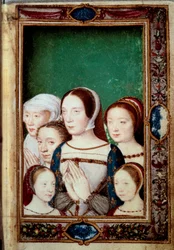 Portraits of the Daughters of Francois I and His Two Wives
