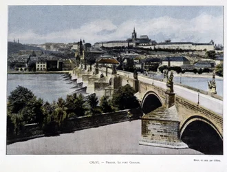 Prague, Charles Bridge, late 19th century