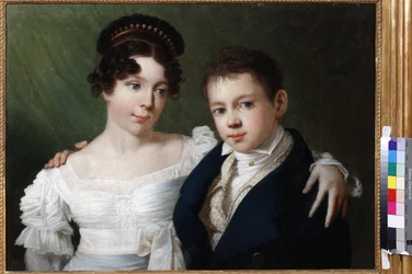 Prince Albert and his sister Princess Alexandrine of Prussia