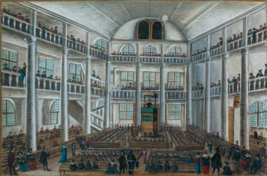 Protestant Church of Charenton, from Liber Amicorum, Spira