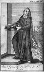 Religious order. Sisters converse from the Order of Saint Rosalia to Palermo in Sicily in the 17th century. In 