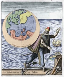 Representation of Christopher Columbus (1451-1506) - in 