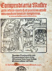 Representation of Pythagoras from Compendiara musica