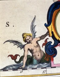 Representation of a Siren Ailee. (detail) 1642