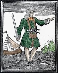 Representation of the pirate Charles Vane