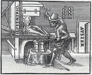 Reproduction of the engraving of the work dating from 1600 