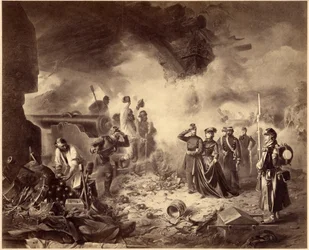 Risorgimento - The Siege of Gaeta, 1860-1861. Unification Era, Italy, 19th Century. Marie-Sophie
