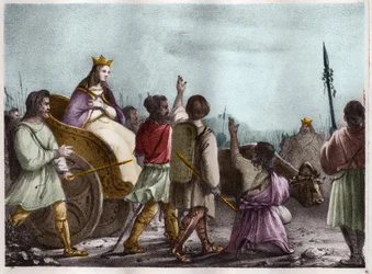 Saint Clotilde, Queen of the Francs, Wife of Clovis 1st