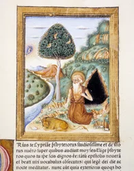 Saint Jerome - miniature