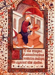 Saint Mark. Miniature from 