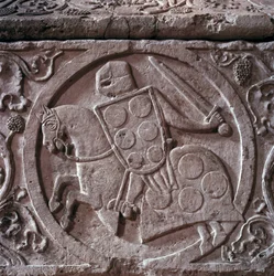 Sarcophagus of the Knight of the Palace Family (detail)