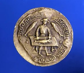 Seal of the Flanders Corporation. 15th century. Paris. National Archives.
