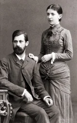 Sigmund Freud and His Wife Martha Bernays in June 1885