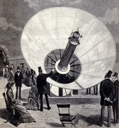 Solar oven by Augustin Mouchot and Pifre