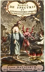 Sorceresses Preparing Potions Watched by Devils, Frontispiece from 