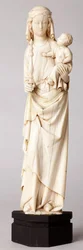 Statue. Madonna and Child. Gift of Mgr Cantineau, dean of the cathedral chapter