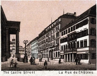 Stuttgart, Germany: view of Chateau Street