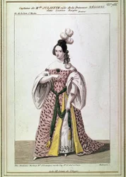 Costume of Miss Juliette Drouet for the Role of Princess Negroni in Victor Hugo