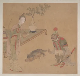 Tartar Officer with Blonde Lady