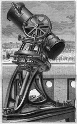 Telescope of the Trocadero Popular Observatory in Paris