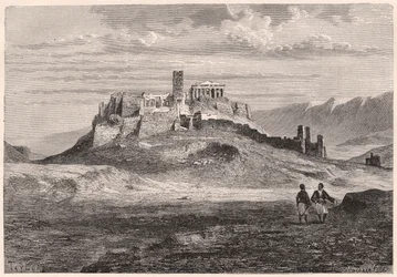The Acropolis of Athens During the XIX Century