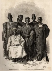 The African escort of Mage
