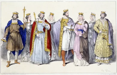 The Carolingians: Hugues Capet, Adelaide, Robert, Constance, Henry I, Anne of Russia, Berthe, Philippe I - in 