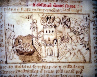 The Crusaders Seize a Turkish Fortress in 