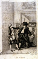 The Duke of Antin (Louis Antoine de Pardaillan de Gondrin, Marquis, then Duke of Antin) (1665 to 1736) at the Provincial Masonic Grand Lodge.