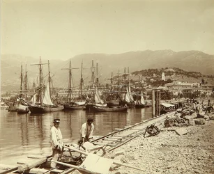 The Erection of a Pier in Yalta