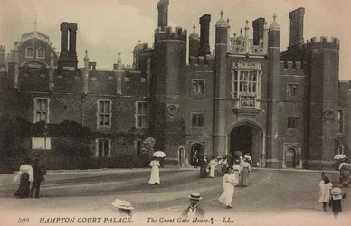 The Great Gatehouse and West Front, pre 1909