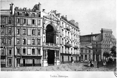 The Historical Theatre in the 19th Century - Engraving, Carnavalet