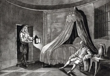The Iron Mask in His Prison on the Island of Sainte-Marguerite