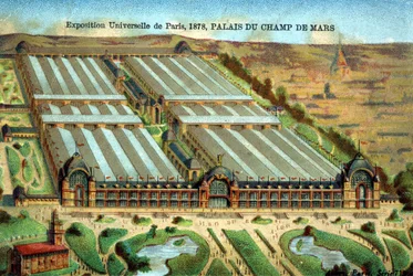 The Palais du Champ de Mars at the Universal Exposition of Paris in 1878