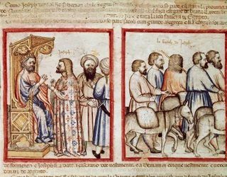 The Pharaoh tells his dream to Joseph