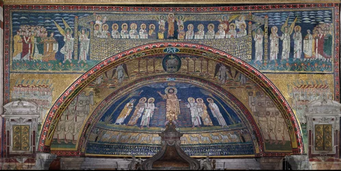 The Vision of Celestial Jerusalem: The Elected are Welcomed by the Angels. (Detail)