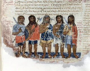 The army of the Geants (Rephaim or Nephilim) who were beaten by the army of King David