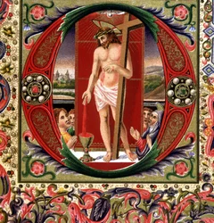 The blood of Jesus Christ - 19th century chromolithography
