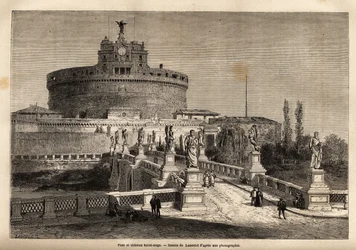 The bridge and the castle of Saint Angelo (Castel Sant