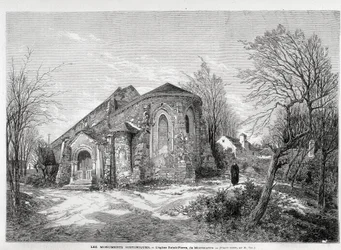 The church of Saint Pierre de Montmartre - in 
