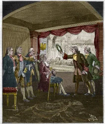 The coronation of Voltaire
