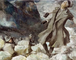 The Death of General Antonio Cantore in Tofane Mounts, July 20th 1915