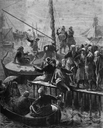 The festival of Venus in Larnaka on the island of Cyprus in 1878.